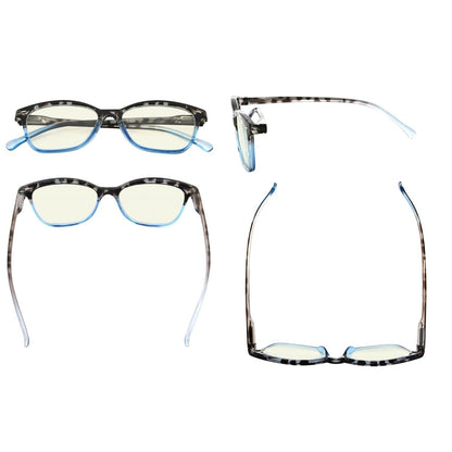 10 Pack Cat - eye Blue Light Filter Reading Glasses UVR9111eyekeeper.com