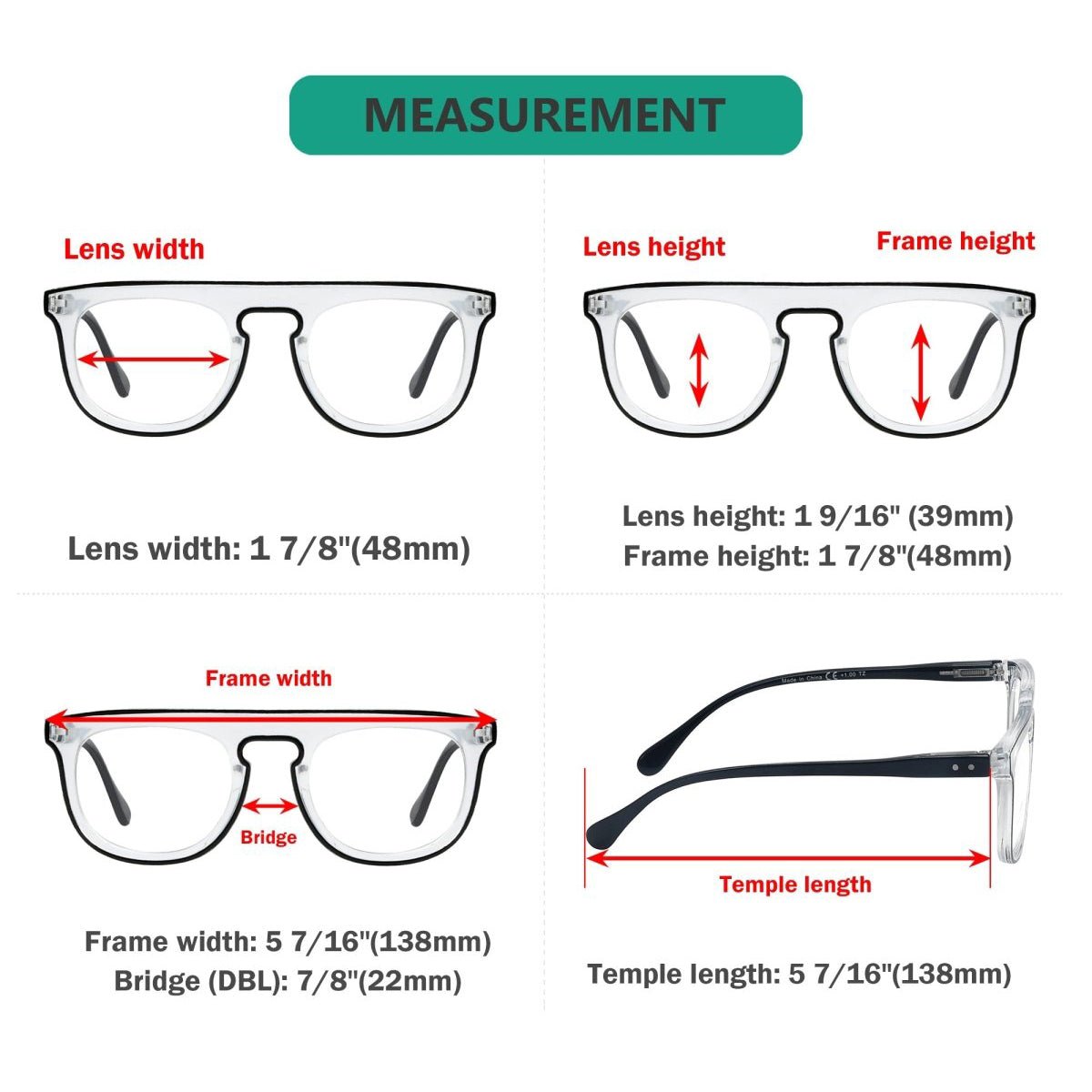 10 Pack Double Color Stylish Reading Glasses Line Design Readers R2122eyekeeper.com