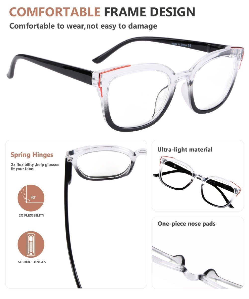 10 Pack Fashionable Reading Glasses Include Two Sunglasses R2114eyekeeper.com