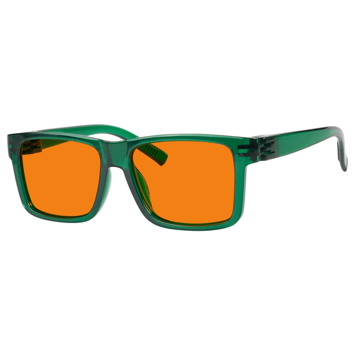 100% Blue Light Blocking Orange Lens Metalless Eyeglasses NR2142 - B98eyekeeper.com