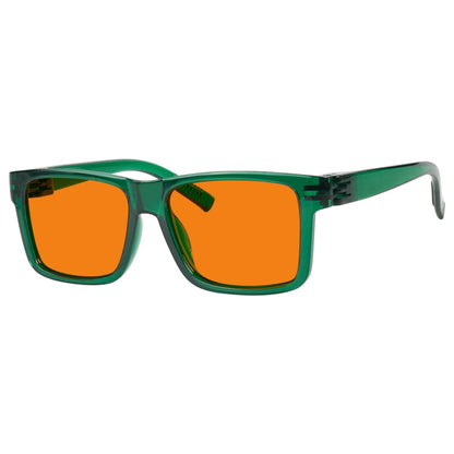 100% Blue Light Blocking Orange Lens Metalless Eyeglasses NR2142 - B98eyekeeper.com