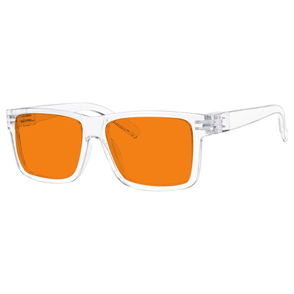 100% Blue Light Blocking Orange Lens Metalless Eyeglasses NR2142 - B98eyekeeper.com