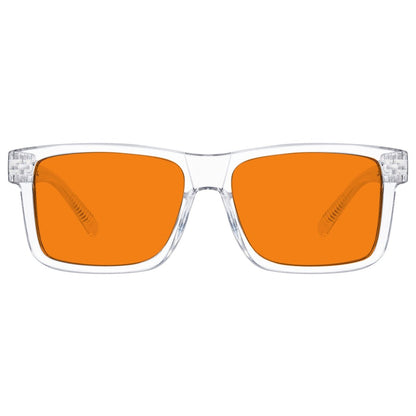 100% Blue Light Blocking Orange Lens Metalless Eyeglasses NR2142 - B98eyekeeper.com