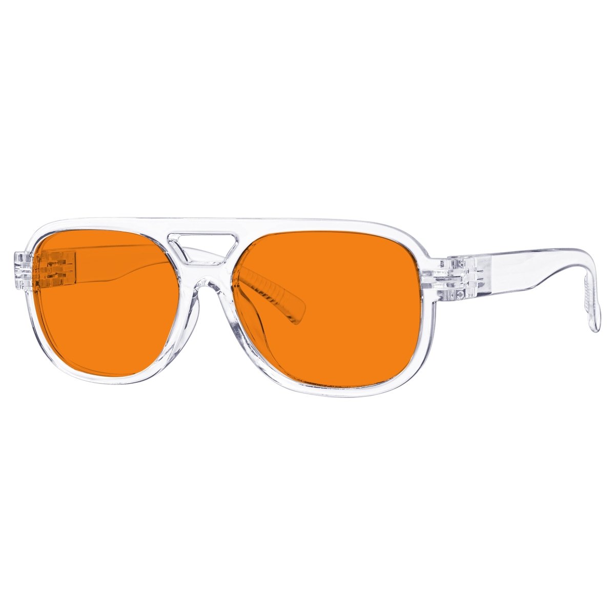 100% Blue Light Blocking Orange Lens Metalless Eyeglasses R2515 - B98eyekeeper.com