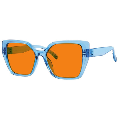 100% Blue Light Blocking Oversized Nighttime Screwless Glasses R2314 - B98eyekeeper.com