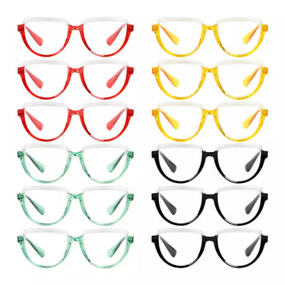 12 Pack Half Moon Reading Glasses Stylish Comfortable Readers R2006eyekeeper.com