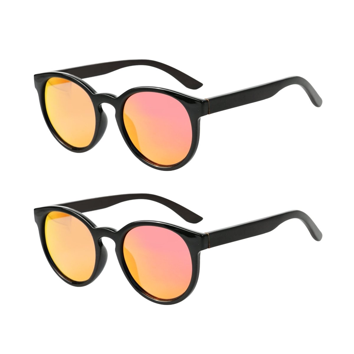 2 Pack Stylish Round Polarized Sunglasses S009PGSGeyekeeper.com