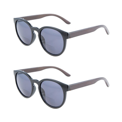 2 Pack Stylish Round Polarized Sunglasses S009PGSGeyekeeper.com