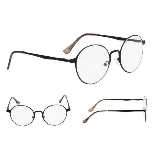 3 Pack Vintage Round Reading Glasses Readers R15044eyekeeper.com