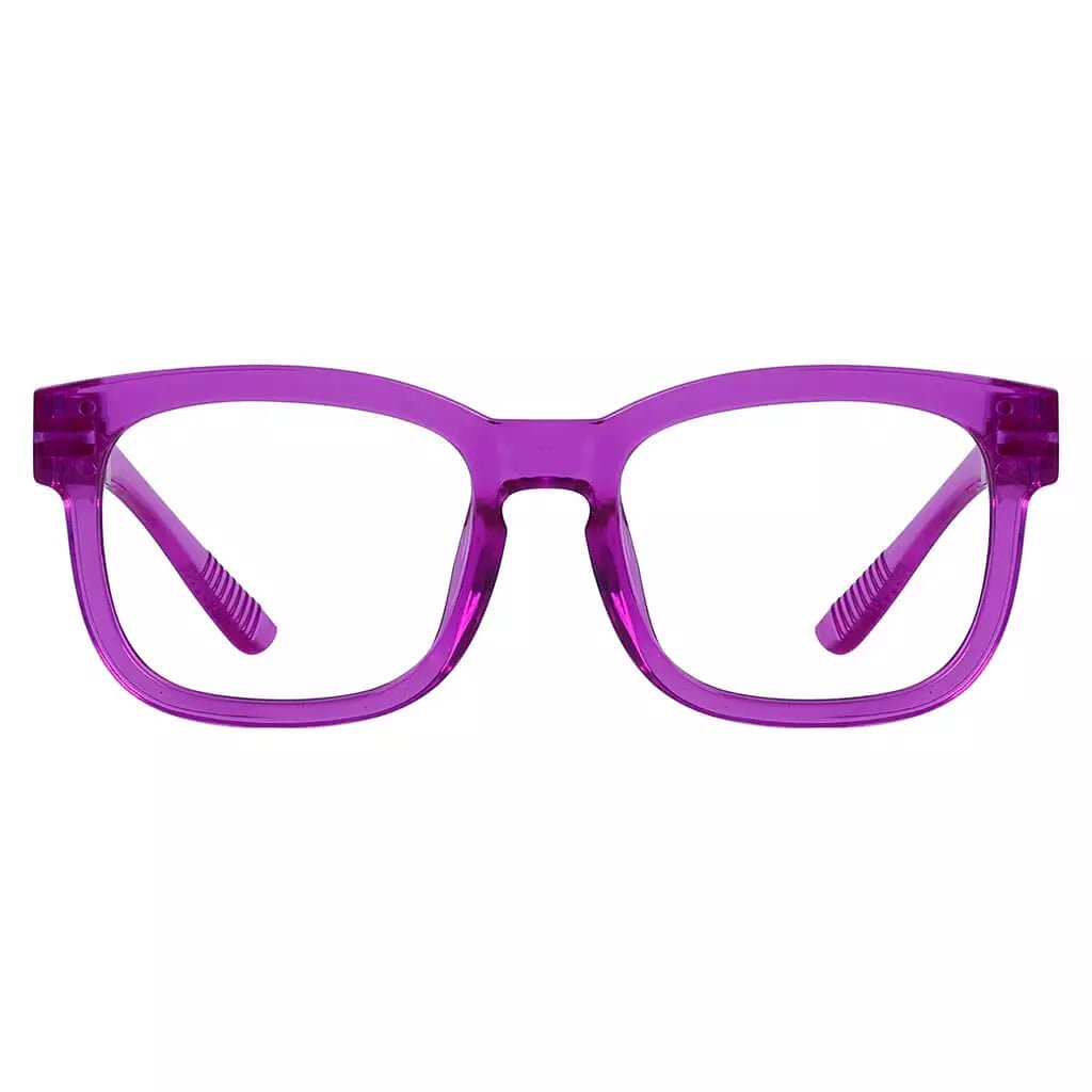 30% Blue Light Blocking Square Metalless Screwless Eyeglasses R033 - B15eyekeeper.com