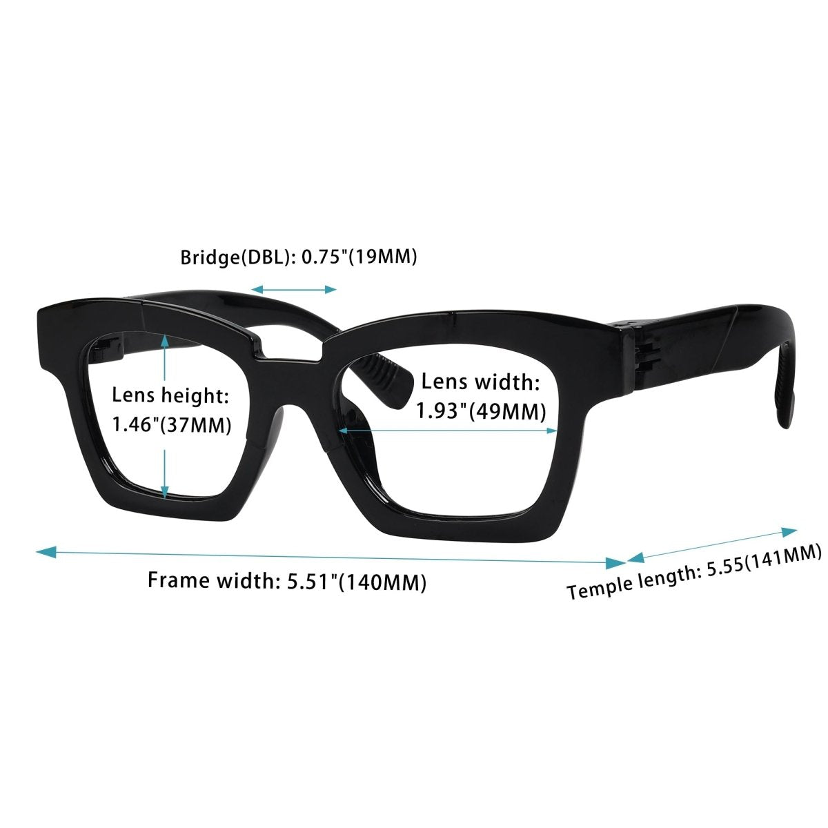 30% Blue Light Blocking Stylish Metalless Screwless Eyewear NR2019 - B15eyekeeper.com