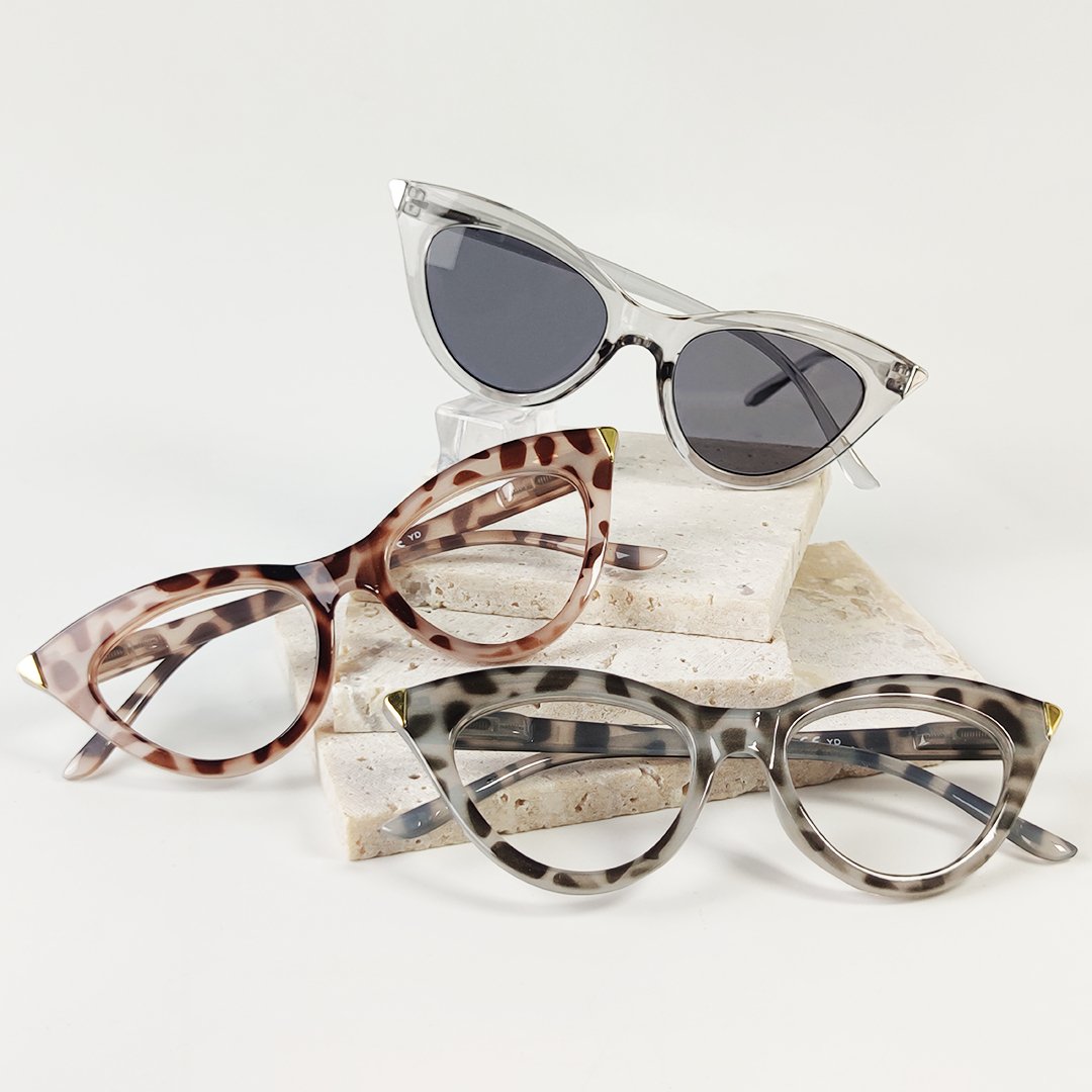 5 Pack Cat - eye Fashionable Reading Glasses Style Readers R2103eyekeeper.com