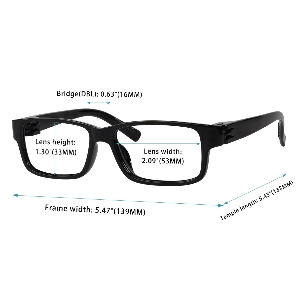 6 Pack 30% Blue Light Blocking Designer Metalless Screwless Glasses NR032 - B15eyekeeper.com