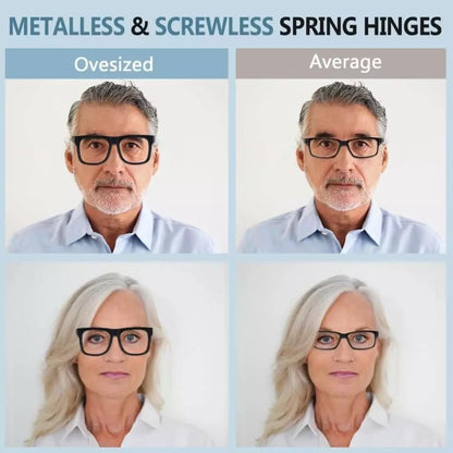 6 Pack Screwless Metalless Oversized Reading Glasses R2316eyekeeper.com