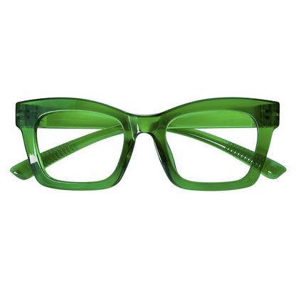 Cat - eye 30% Blue Light Blocking Glasses Metalless Screwless R2308 - B15eyekeeper.com