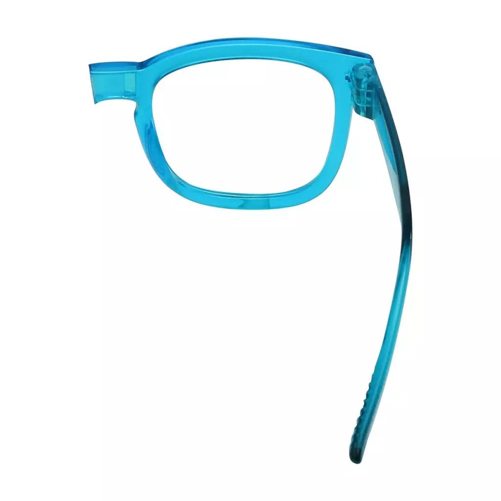 (Must Buy Both Eye) Metalless Screwless Reading Glasses with Different Strength PR033 (Blue)eyekeeper.com