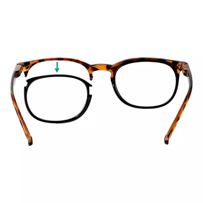 (Must Buy Both Eye) Reading Glasses with Different Strength for Each Eye PR001 - DEMI (Black)eyekeeper.com