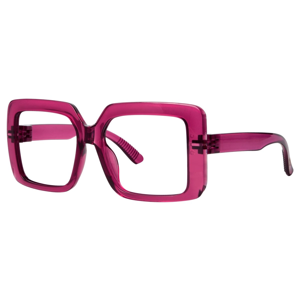 Oversized 30% Blue Light Blocking Glasses Metalless Screwless Glasses R2311 - B15eyekeeper.com