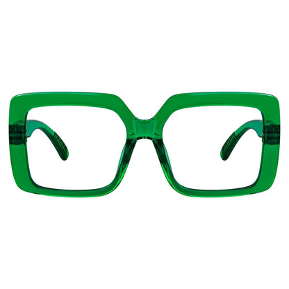 Oversized 30% Blue Light Blocking Glasses Metalless Screwless Glasses R2311 - B15eyekeeper.com