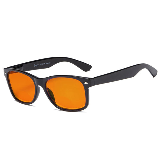 Clásico Lente Naranja Bifocal Luz Azul Bloqueo Gafas de Lectura SGS109