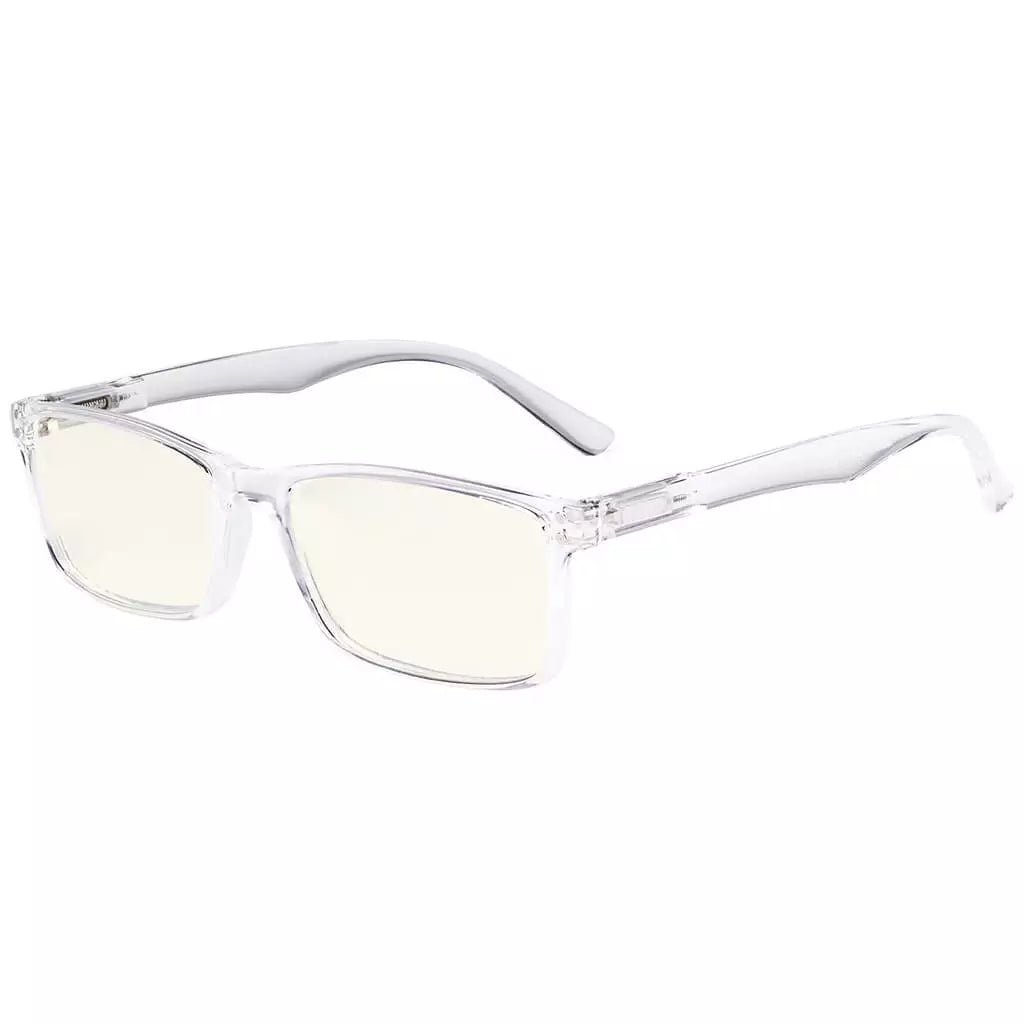 Rectangle Stylish Blue Light Filter Reading Glasses UVR802eyekeeper.com