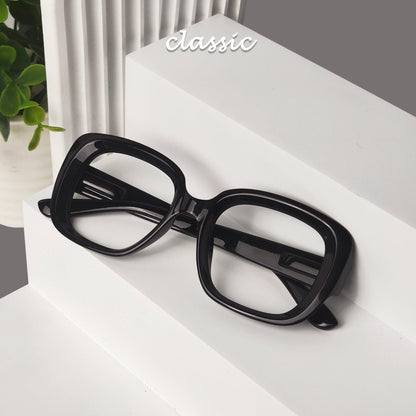 Stylish Thicker Reading Glasses Square Readers R2035eyekeeper.com