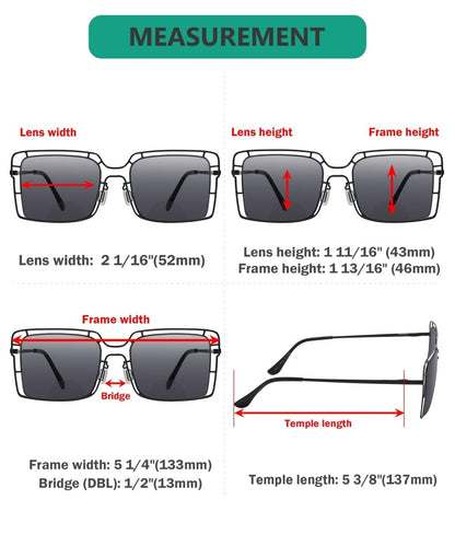 Bifocal Sunglasses Dimension