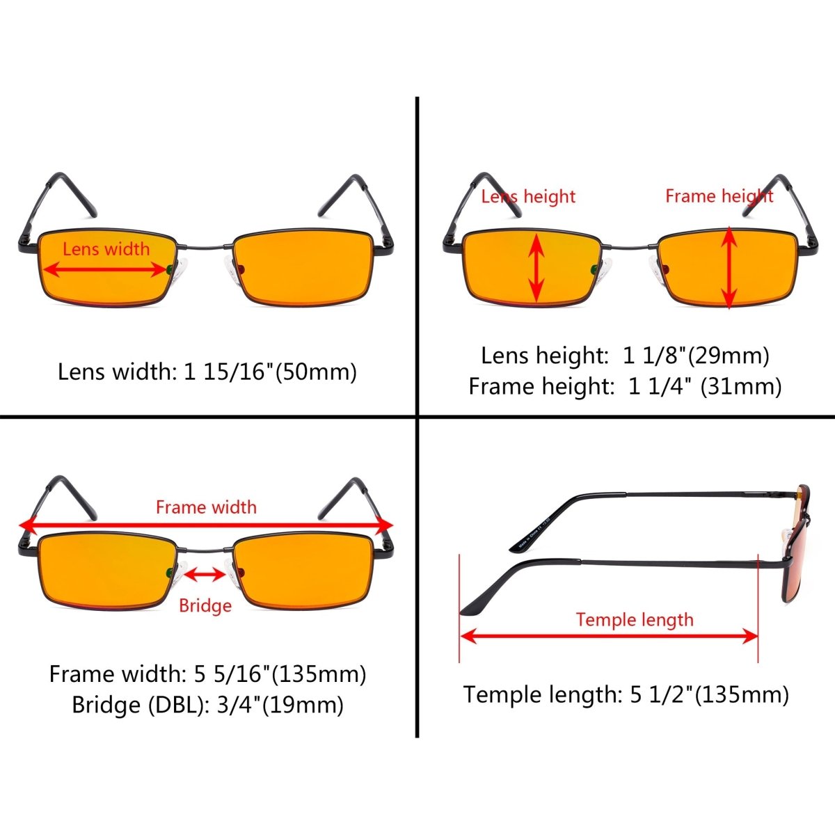 4 Pack Memory Titanium Blue Light Blocking Readers DS1709eyekeeper.com