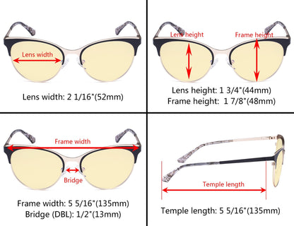 Blue Light Blocking Eyeglasses Dimension