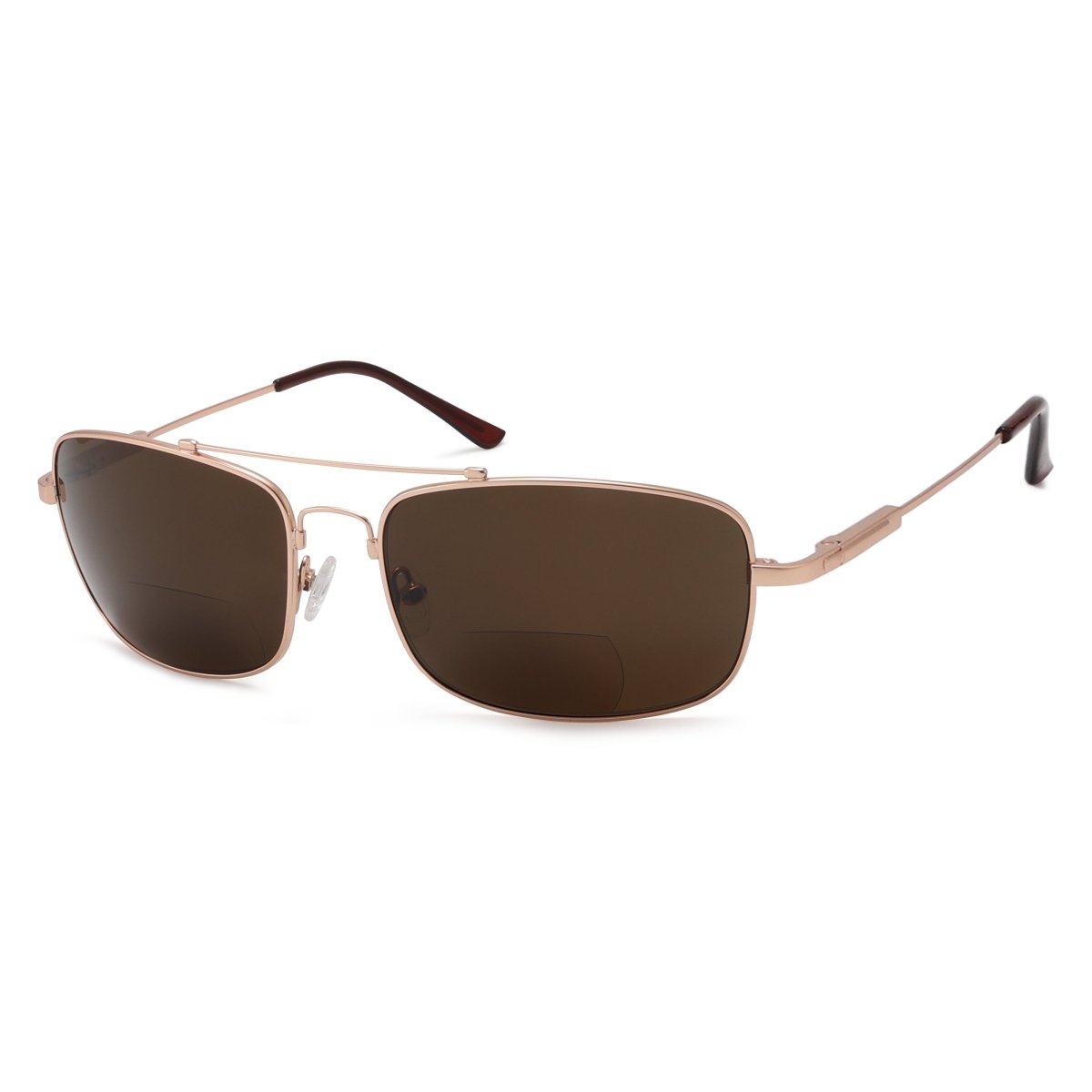 Classic Rectangle Polarized Bifocal Sunglasses PGSG1805eyekeeper.com