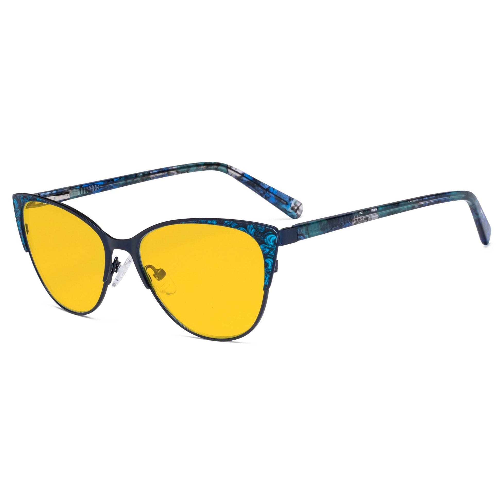 Butterfly Design Computer Eyeglasses Blue LX19044-BB90