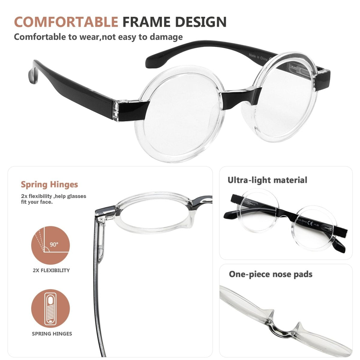 Round glasses hot sale frames uk